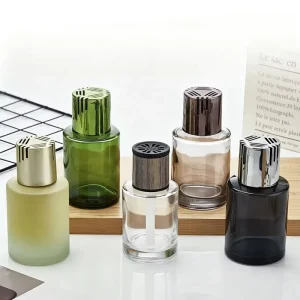 Luxury Clear Glass Empty Car Perfume Bottle for Dashboard Fragrance Ornament