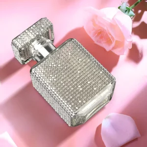 Luxury Creative Personality Glass Perfume Bottle 30ml Women Spray Portable Subpackage Bottle Press Spray Empty Glass Bottle