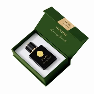 Luxury Custom Black Recyclable Cardboard Gift Box Embossed Logo Magnet Closure Recycled Materials for Perfume Cosmetic Packaging