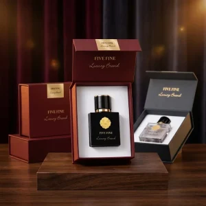 Luxury Custom Printed Red Gift Paper Boxes High Quality Rigid Packaging for Cosmetics Perfume and Luxury Brand Packaging Use
