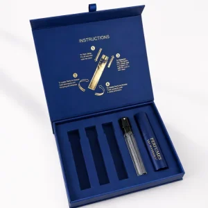 Luxury Empty Perfume Gift Box Elegant Atomizer and Perfume Vial Set High End Gifts and Retail Perfect Bottle