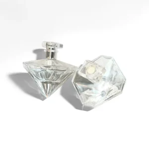Luxury Gemstone Shape NewDesign Crystal Delicate Perfume Bottle 70ml Empty Perfume Glass Bottle for Perfume Packaging