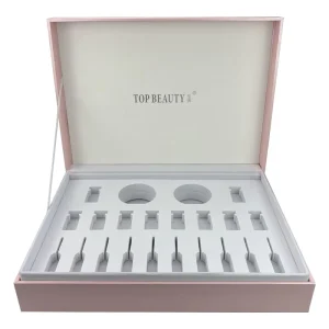 Luxury High End Custom Logo Perfume Essential Oil Skincare Wooden Gift Boxes Matt Lamination EVA Velvet Lining