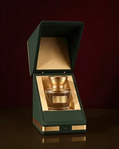 Luxury Men Women Paper Perfume Gift Box Flip Magnetic Leather Perfume Box Custom Design Skincare Essential Oil Box Packaging
