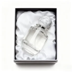 Luxury Modern 100ml Black Perfume Bottle with Perfume Box and Spray Lid for Women’s Fragrance With Box Lid