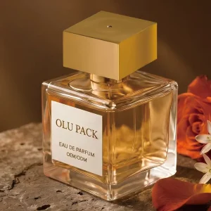 Luxury Natural Spray Crystal Perfume Bottle 50ml Glass Perfume Bottle With Box and Lid