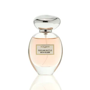 Luxury Perfume Bottle 30ml 50ml 100ml Unique Perfume Spray Bottle Glass Fine Mist Crimp Cosmetic Perfume Bottle Clear With Cap