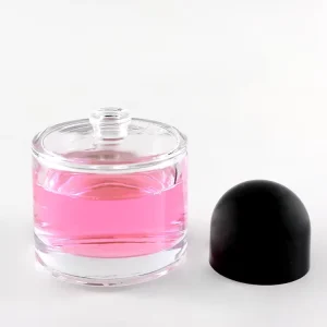 Luxury Perfume Packaging 30ml 50ml 100ml Empty Perfume Bottles Manufacturer With Black White Caps