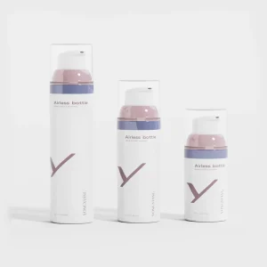 Luxury Plastic PP Airless Pump Bottle 30ml 50ml 75ml Square Cylinder for Shampoo Perfume Cream Water Luxury Lotion Packaging