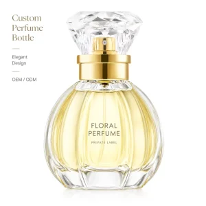 Luxury Ribbed Glass Bottle Parfum Women’s Perfume for Mini Perfume and Private Label