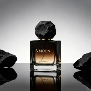Luxury Square Glass Perfume Bottles 30/50/100ml Gradient Black Amber Brown Spray Atomizer with Lid & Gift Box