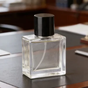 Luxury Transparent Perfume Bottle 30ml 50ml 100ml Clear Square Refillable Perfume Bottle with Mist Spray Nozzle