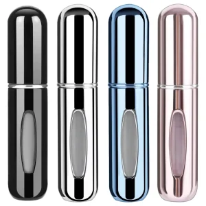 Luxury Travel Size Empty Portable Pocket Perfume Refillable Atomizer Glass Bottle for Mini Spray