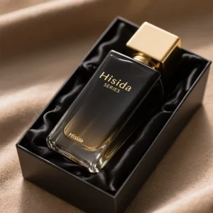 Luxury Unique Black Men’s Square Empty Spray Crimp Perfume Glass Bottle 30ml 50ml100ml with Box Packaging