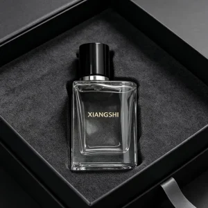Luxury Unique Square Glass Perfume Bottle 50ml 100ml Fine Mist Spray Engraving Universal Unisex Empty Fragrance Atomizer Niche