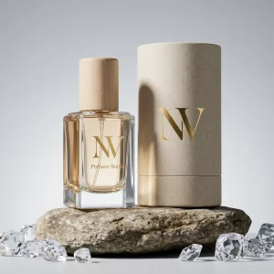 Luxury Wooden Cap Perfume Bottle 30ml 50ml 100ml Rectangle Glass Perfume Bottle With Box Custom Perfume Bottle OEM ODM Packaging