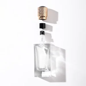 Manufacturer 30ml 50ml 100ml Custom Logo Square Luxury Transparent Empty Perfume Spray Glass Bottles Silk Screen
