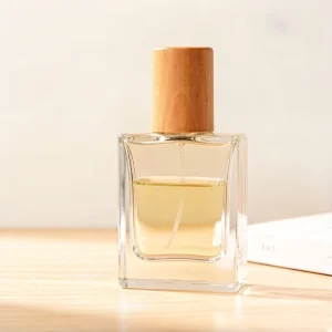 Manufacturer Empty Thick Bottom Glass Perfume Bottle 50ml Custom Logo Silk Screen Printing Refillable Pump Sprayer