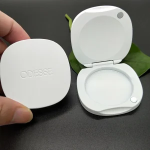Manufacturer Supply White Flip Cover Magnetic Suction Perfume Box Zinc Alloy Custom Orders