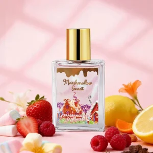 Marshmallow Strawberry Raspberry Lemon Orange Blossom Musk 30ml 1.0fl oz Fruity Floral Gourmand Spray Women Perfume