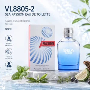 Men Daily Perfume, Refreshing Daily Fragrance for Business Travel Hot Selling in Europe & America Long Lasting Scent