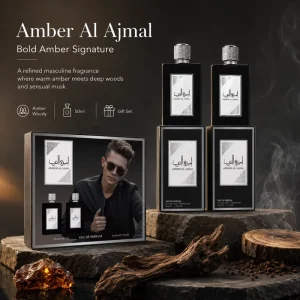 Men Gift Set 2 Bottles Luxury Matte Black Square Bottle Oriental Woody Long Lasting Male Fragrance Dubai