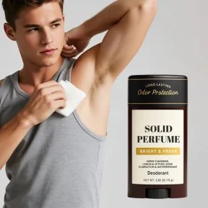 Men Herbal Solid Cologne Natural Scented Long-lasting Body Protection All Day Perfume