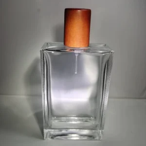 Men’s Cologne Mini Refillable Perfume Pump Sprayer Square Glass Bottle Luxury Cap Vintage Crystal