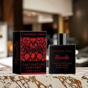 Men’s Perfume Long Lasting Rich Cardamom Lemon Fresh Scent for Daily Work and Dates