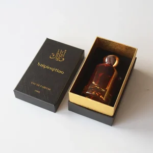 Men’s Perfume Packaging Box with Glass Perfume Bottles Volcano Base 30ml 50ml 100ml Spray Empty Perfume Bottle