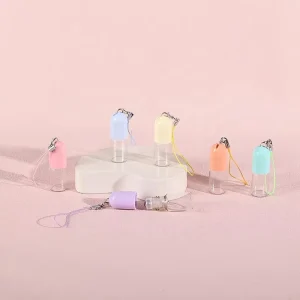 Mini 5ml Portable Glass Bottle Essential Oil Serum Cosmetic Packaging Skincare Perfume Bottle Glass Roll on Bottle