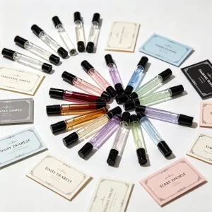Mini Perfume Sample Muestras De Perfume Fragrance Sampler Kit Travel Size Spray Bottles Gift for Women Men