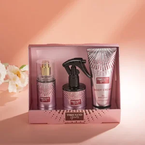 Mini Perfume Set 3 Piece Hair Mist Perfume & Body Lotion Women’s Perfume Gift Set