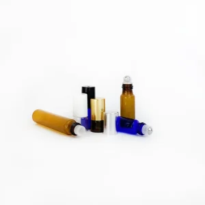 Mini Roller Bottle 2ml 3ml 5ml 10ml Glass Roller Ball Perfume Bottle Essential Oil Roller Bottle