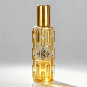 Mini Small Travel Portable 15ml Round Clear Glass Fragrance Perfume Bottle Spray Packaging