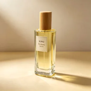 Modern 50ml Slender Rectangular Clear Empty Glass Perfume Bottle for Unisex Fragrance with Solid Base