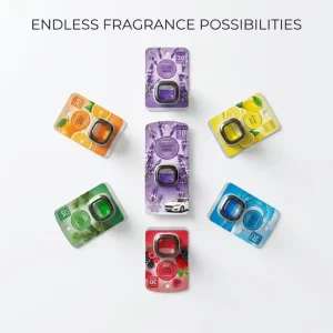 Modern Eco Friendly Multi Scent Aroma Air Freshener for Car Use 4ml Liquid Long Lasting Fragrance Active Ingredients Colorful