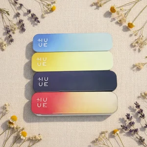 Multi Color Gradient Rectangular Push Pull Tinplate Box Customizable Eco Friendly Recycled Sliding Metal Case Solid Perfume Gift