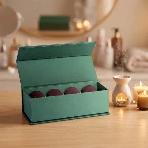 Multiple Scented Candle Set Magnetic Packaging Box 3 4 Candle Jar Gift Box Custom Luxury Candle Packaging Rigid Paper Box