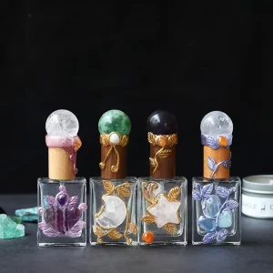 Natural Crystal Perfume Bottle Ornaments Suitable for Home Decoration or As Gifts