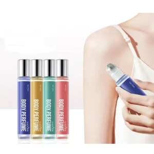 Natural Travel Size Long Lasting Fresh Cool Sweet Fragrance Essential Oil Roll on Body Perfume Cologne Rose Body Fragrance Spray