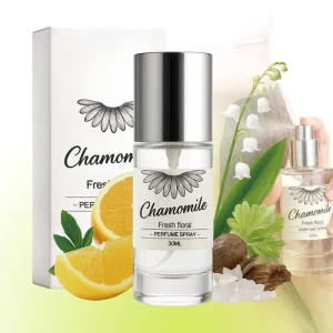 New 30ml Long-Lasting Eau De Parfum Lemon Aroma Musk Fresh Floral Chamomile Fragrance Body Mist Perfume Spray