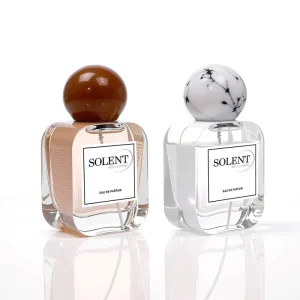 New Custom Refillable Travel Flat Square 30ml 50ml 100ml Glass Perfume Bottles Crimp Pump Spray Scent Bottle