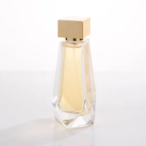 New Design 100ml Glass Rectangle Perfume Bottle with Heavy Base Fragrance Pressurized Atomizer and Pump Sprayer Sealing