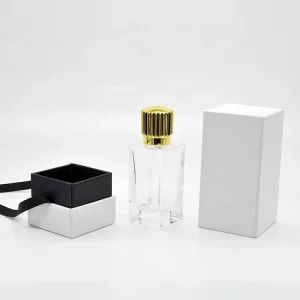 New Design Gift Set 50 ml Glass Perfume Bottle with Box Packaging