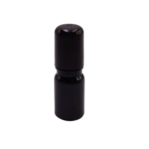 New Design Mini 10ml Perfume Essential Oil Glass Roll on Bottle Black Glass Roller Bottle