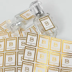 New Design Perfume Private Label Customizable Perfume Bottle Label Luxury Perfume Sticker Label