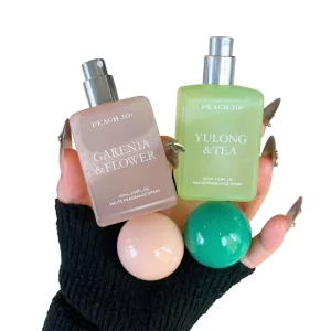 Niche Womens Perfume Pink Romantic Encounter Fresh Tea Scent Fragrance Aromatic Odor Removal for Students 90ml Car Fragrance