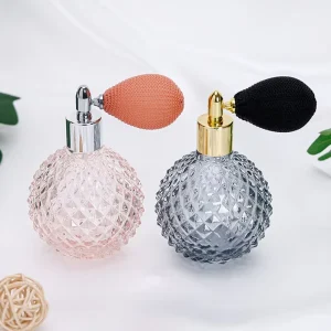 Nordic Style 100ml Aromatherapy Glass Bottle Pump Sprayer Reed Diffuser Empty Car Diffuser Bottles Skin Care Screen Printing