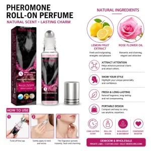 North Moon Natural Scent Roll on Perfume Gentle Natural Light Fragrance Long Lasting Private Label OEM Available